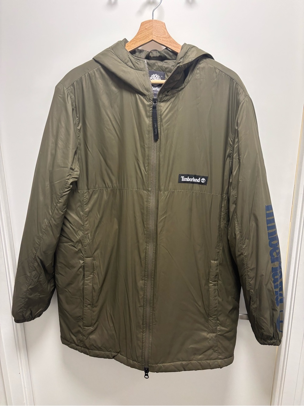 Timberland Olive Green Hooded Jacket